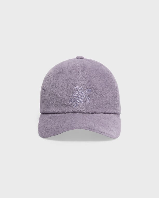 Vilebrequin - Kids Terry Cap Turtle Embroidery - Caps - Castilo - Purple - Size OSFA