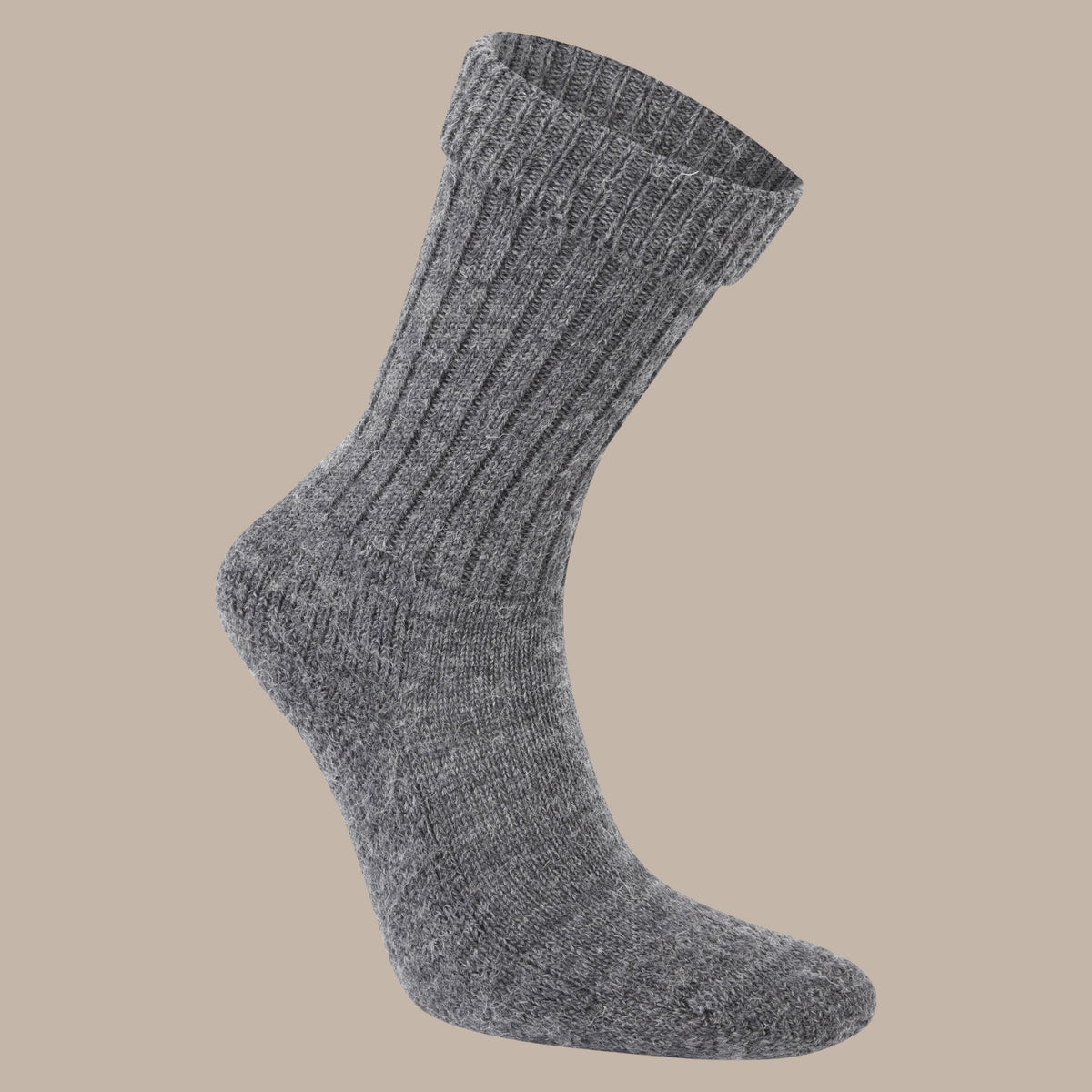 Craghoppers Unisex Wool Hiker Socks | Black Pepper Marl