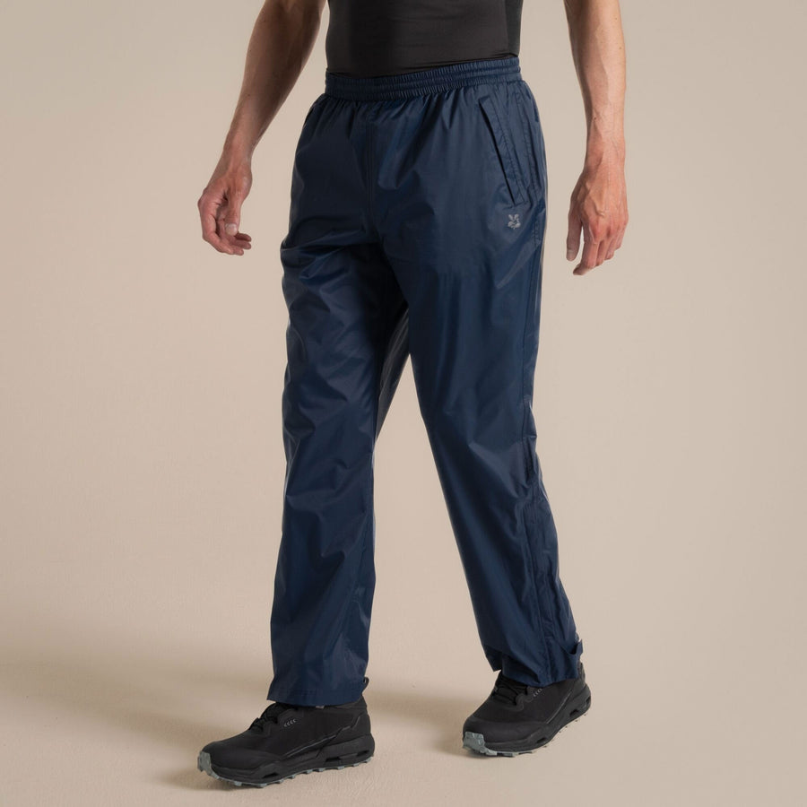 Craghoppers Unisex Petterill Waterproof Packable Overtrouser | Blue Navy - Small R