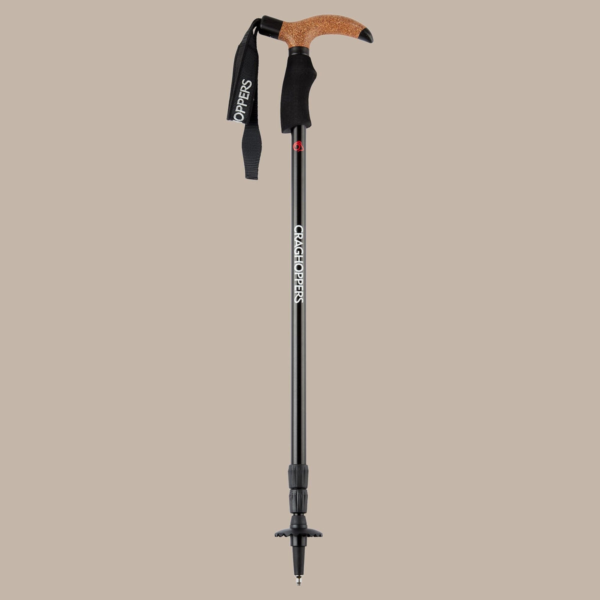 Craghoppers Venture T-Grip Walking Pole | Black