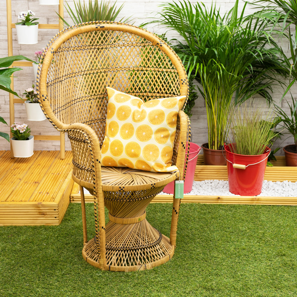 Garden Decorative Cushion Covers Water Resistant Printed Scatter Cushions Cover - Valencia