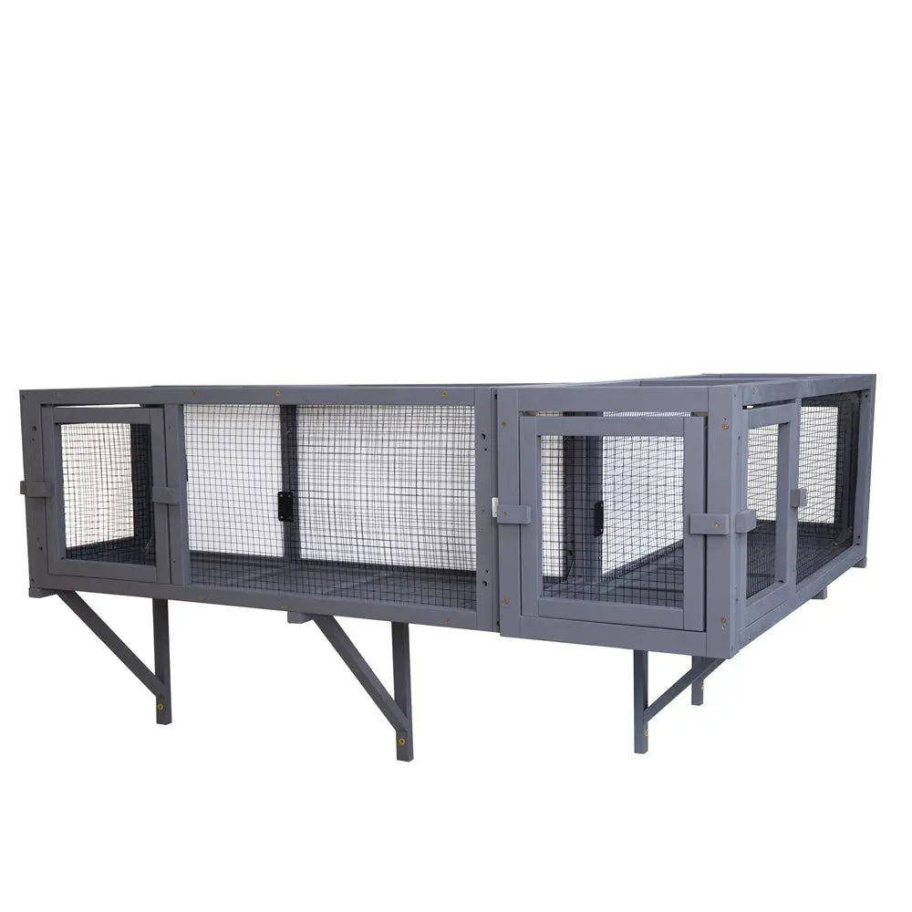 Coziwow Wall-Mounted Cat Tunnel with 2 Modular Sections