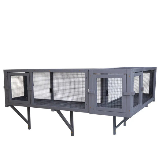 Coziwow Wall-Mounted Cat Tunnel with 2 Modular Sections