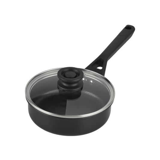 Ninja ZEROSTICK Classic 16cm Saucepan with Lid in Black | CW50216UK | by SharkNinja