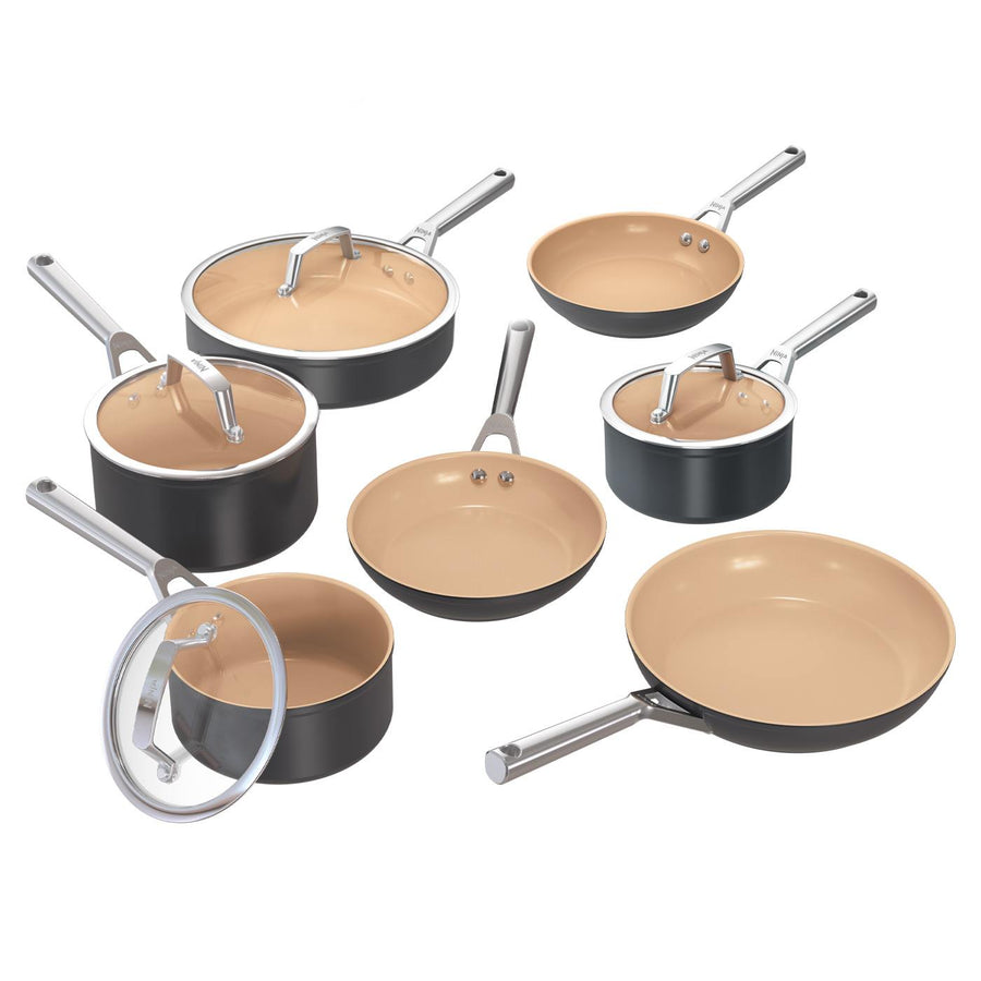 Exclusive Ninja Extended Life Ceramic Cookware Bundle - 7 Piece Set CW926BNUK