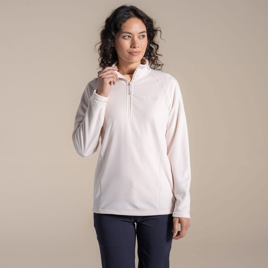 Craghoppers Women's Miska VI Half Zip Fleece | Sugared Almond
