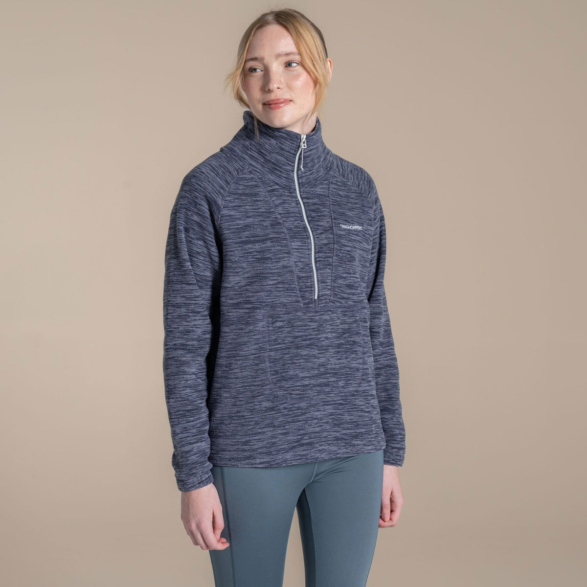 Craghoppers Women's Esk II Half Zip Fleece | Anthracite