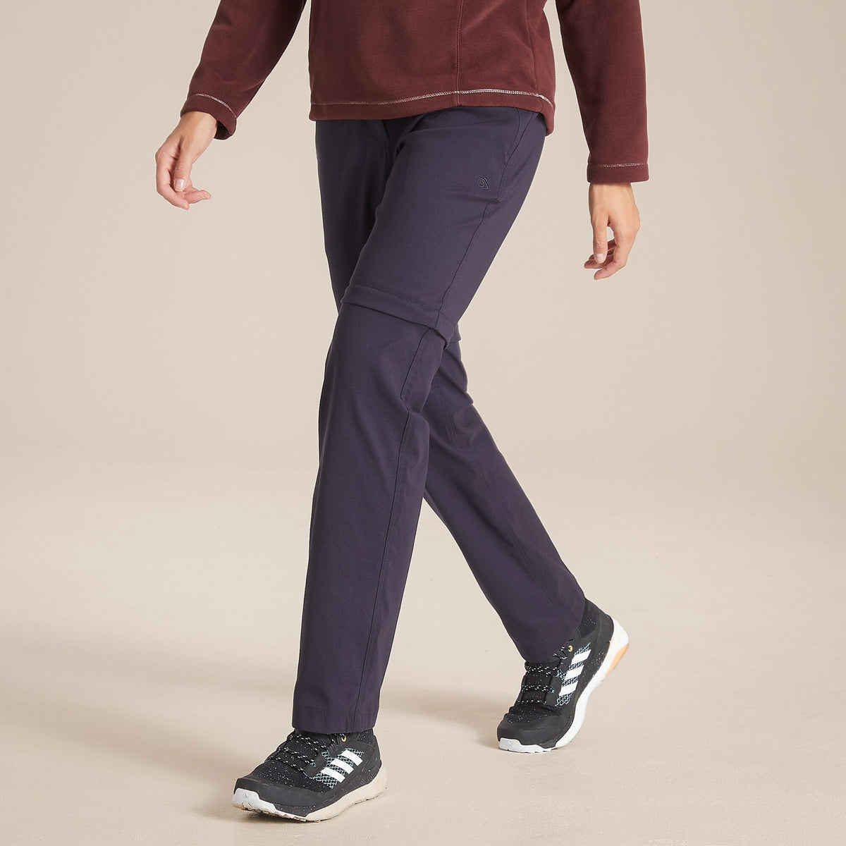 Craghoppers Women's Kiwi Pro II Convertible Trousers | Dark Navy - 10