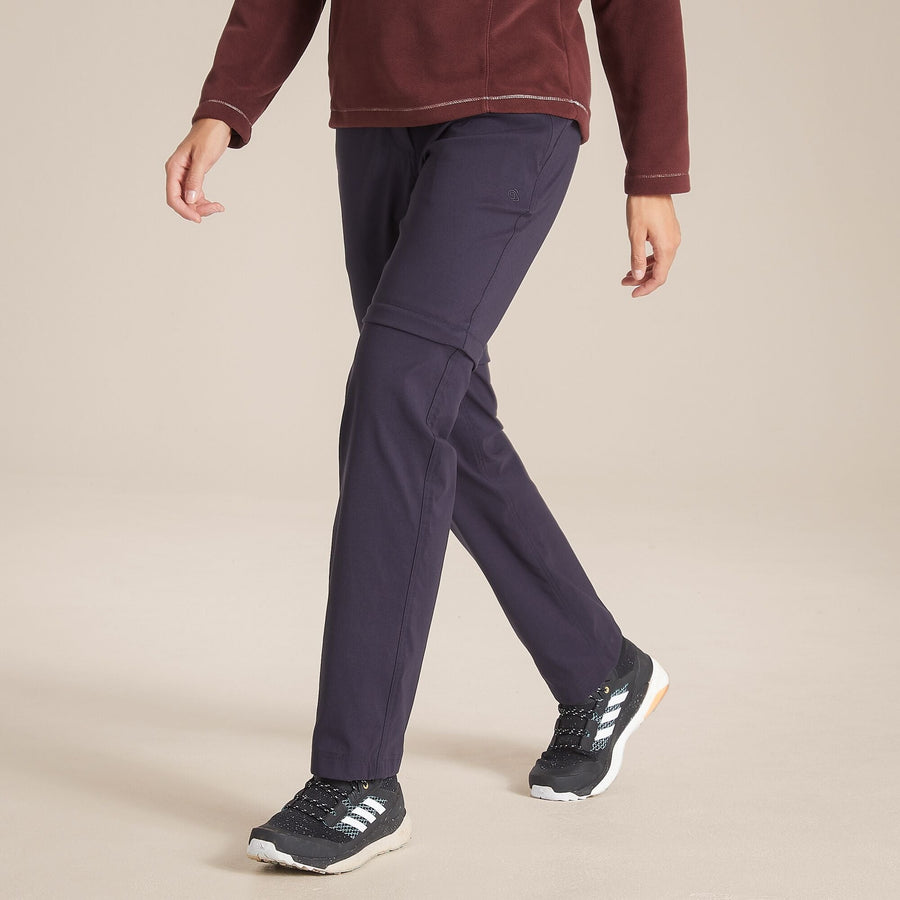 Craghoppers Women's Kiwi Pro II Convertible Trousers | Dark Navy - 10