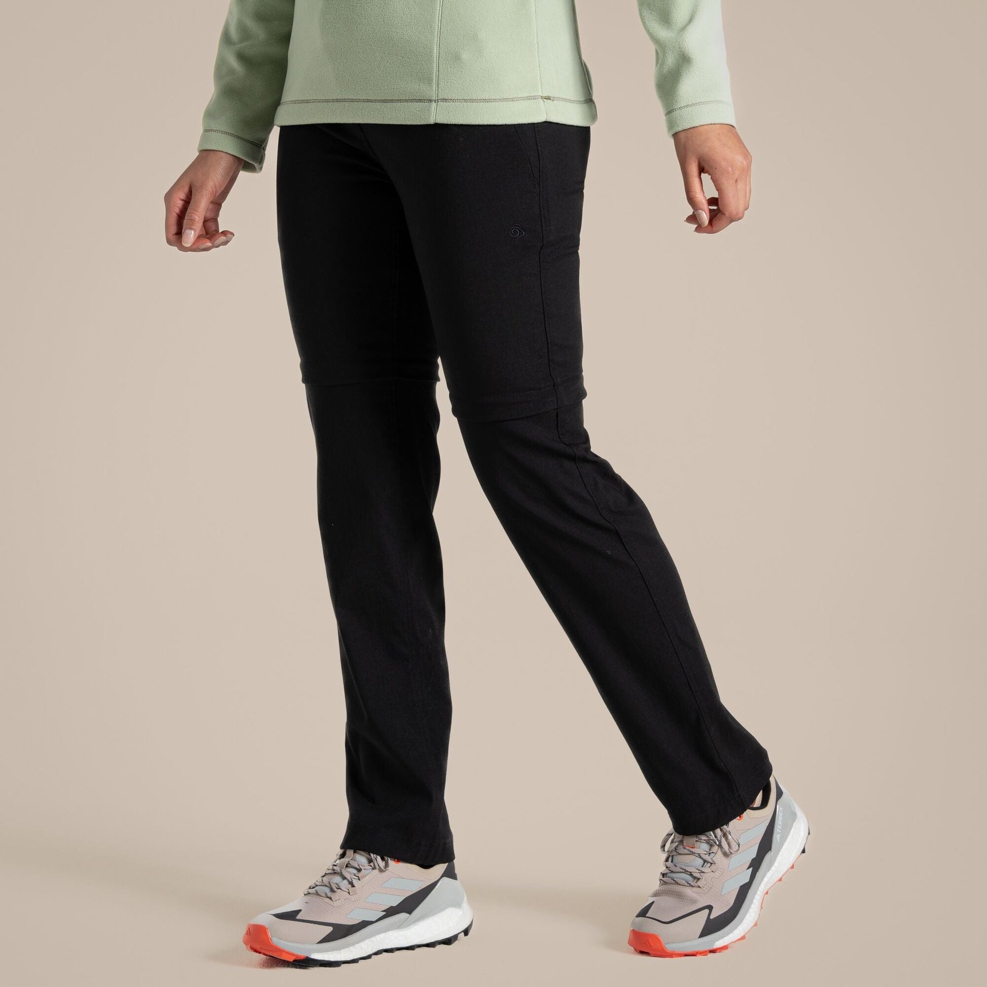 Craghoppers Women's Kiwi Pro II Convertible Trousers | Black