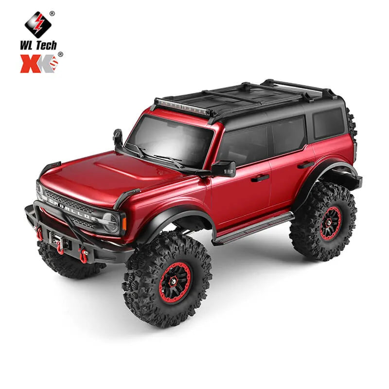 WLTOYS 104020 1/10 4WD Rugged RC Rock Crawler - Normal Version / Red