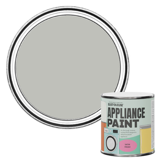 Rust-Oleum Grey Satin Appliance Paint - Flint 250ml
