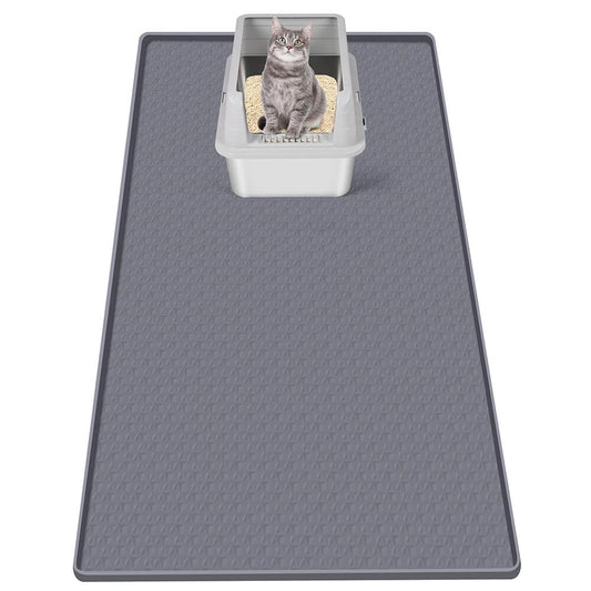 51" x 25.6" Diamond Silicone Mat Litter Trapping Mat - 51"x25.6"