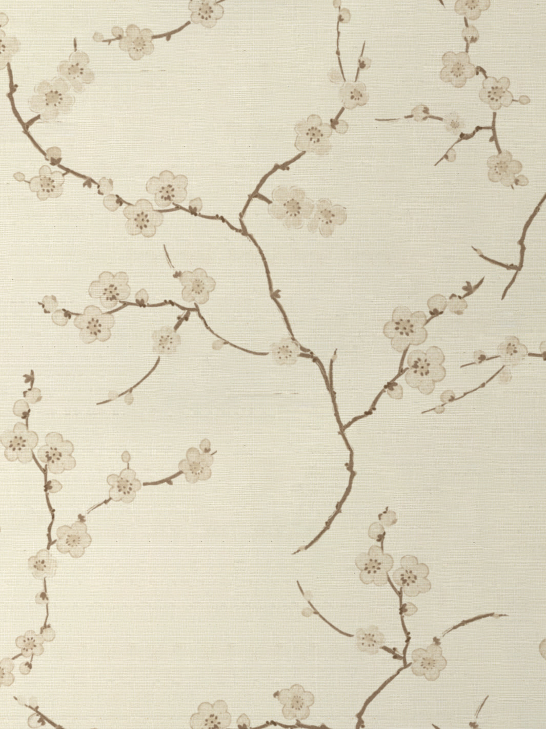 'Cherry Blossom' Grasscloth Wallpaper by Nathan Turner - Neutral - Grasscloth Roll