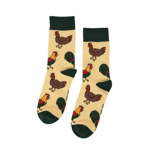 Save the Chickens Bamboo Socks | UK Adult 7-11