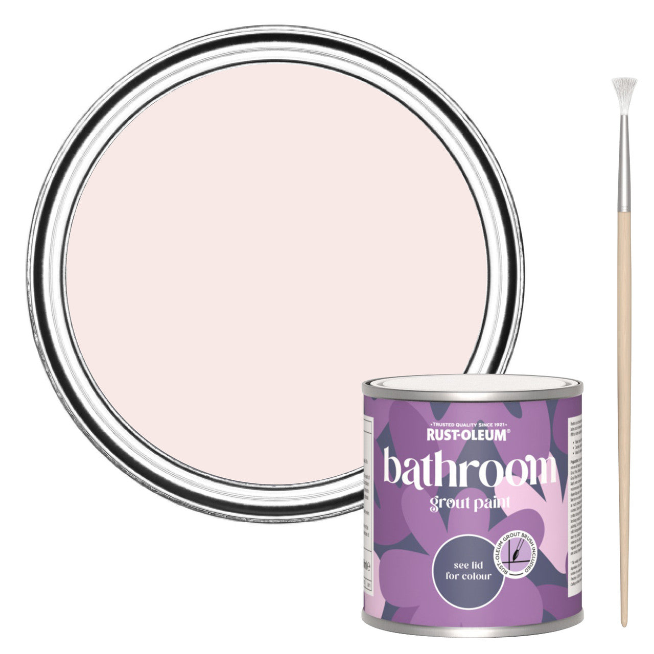 Rust-Oleum Pink Bathroom Grout Paint - China Rose 250ml