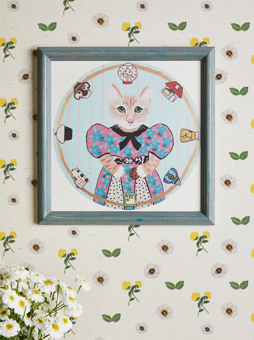 'Cookie Jar Kitten' by Carly Beck Art Print