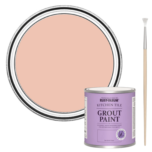 Rust-Oleum Orange Kitchen Grout Paint - Coral 250ml