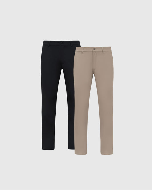 True Classic Black & Khaki Commuter Pant 2-Pack | 30