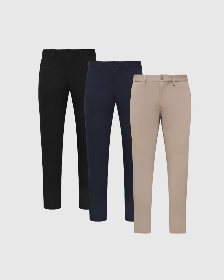 True Classic Core Color Slim Twill Chino Pant 3-Pack | 31