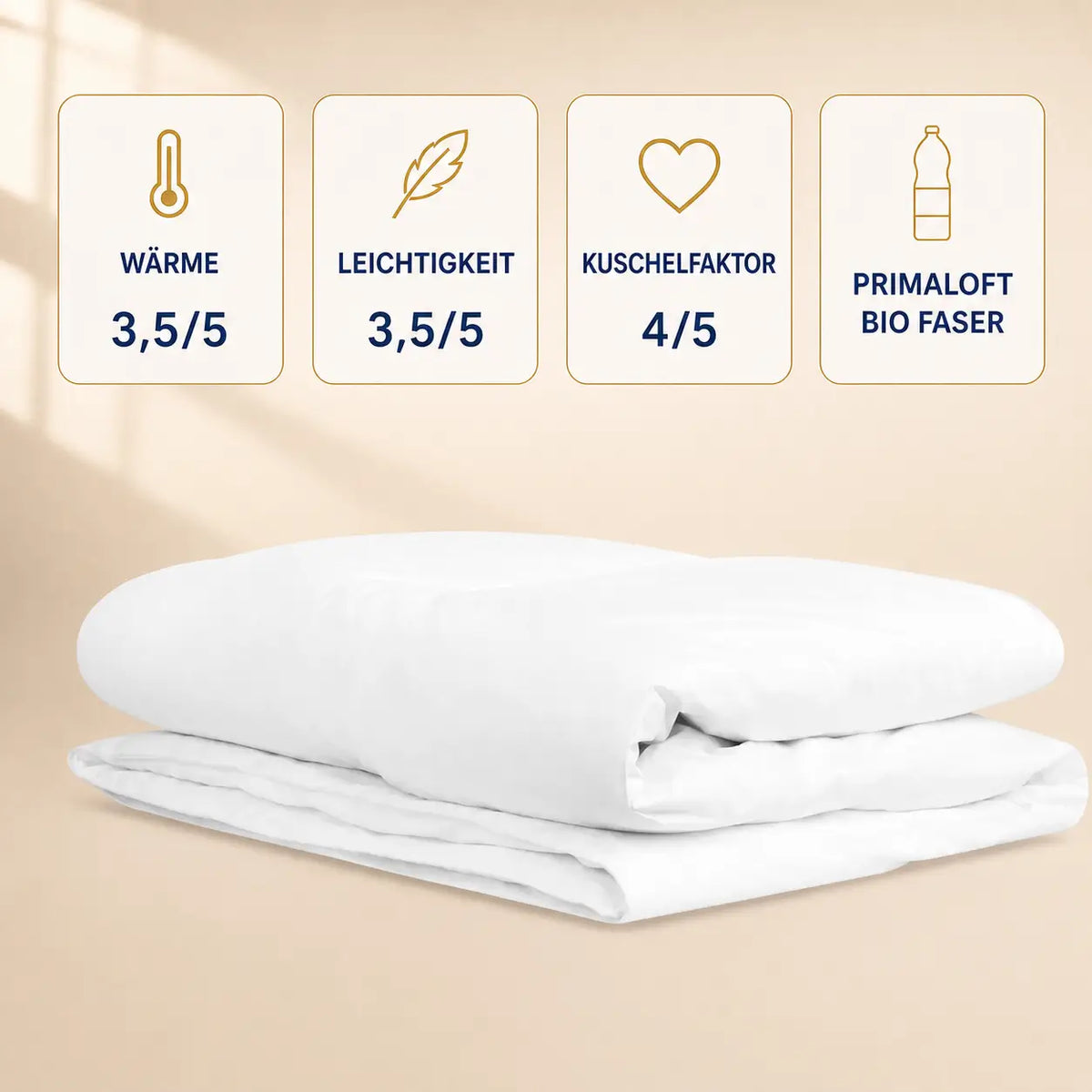 Cosy PrimaloftBio® Mikrofaser Decke - 135x200 cm / Sommerdecke
