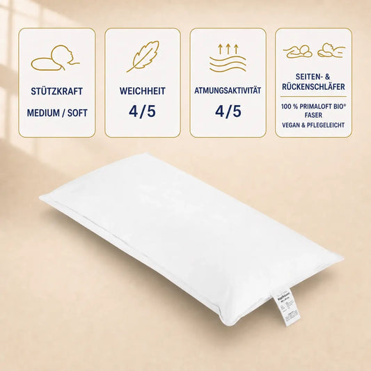 Cosy PrimaloftBio® Mikrofaser Kissen - 40x80 cm