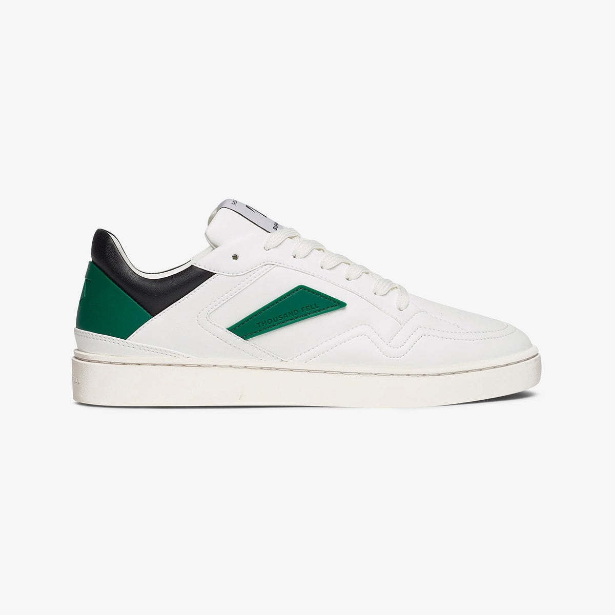 Women's Court | White-Black-Kelly Green | Size: 6
