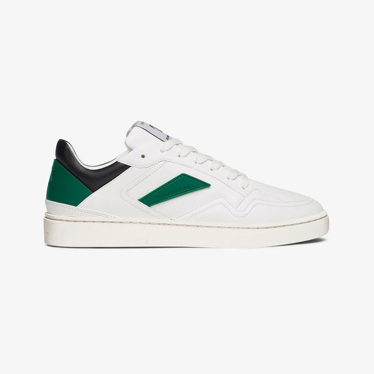 Men's Court | White-Black-Kelly Green | Size: 8
