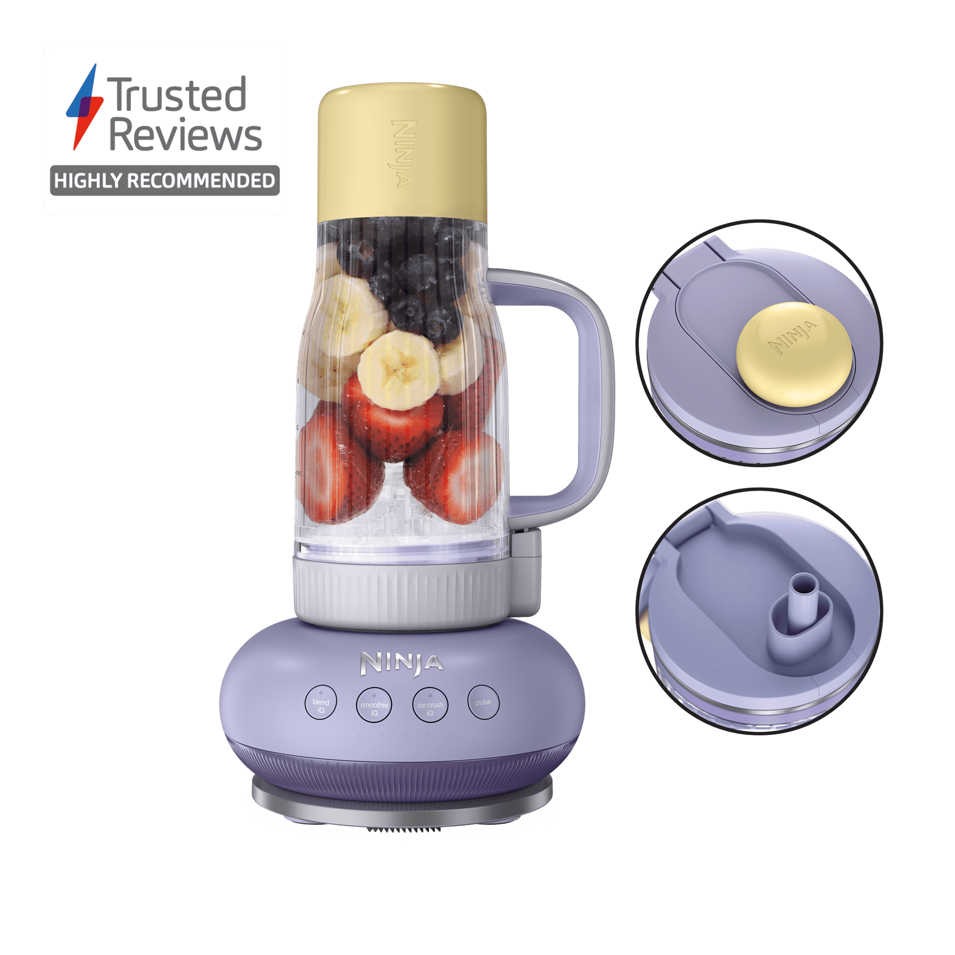 Ninja BlendBOSS Tumbler Blender in Lavender Lemonade | DB351UKPR | by SharkNinja