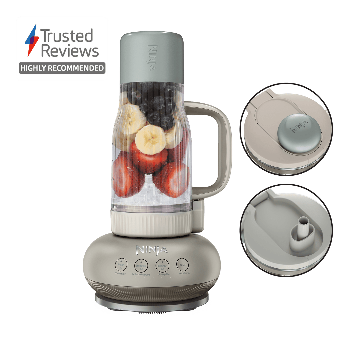Ninja BlendBOSS Tumbler Blender in Stone | DB351UKST | by SharkNinja