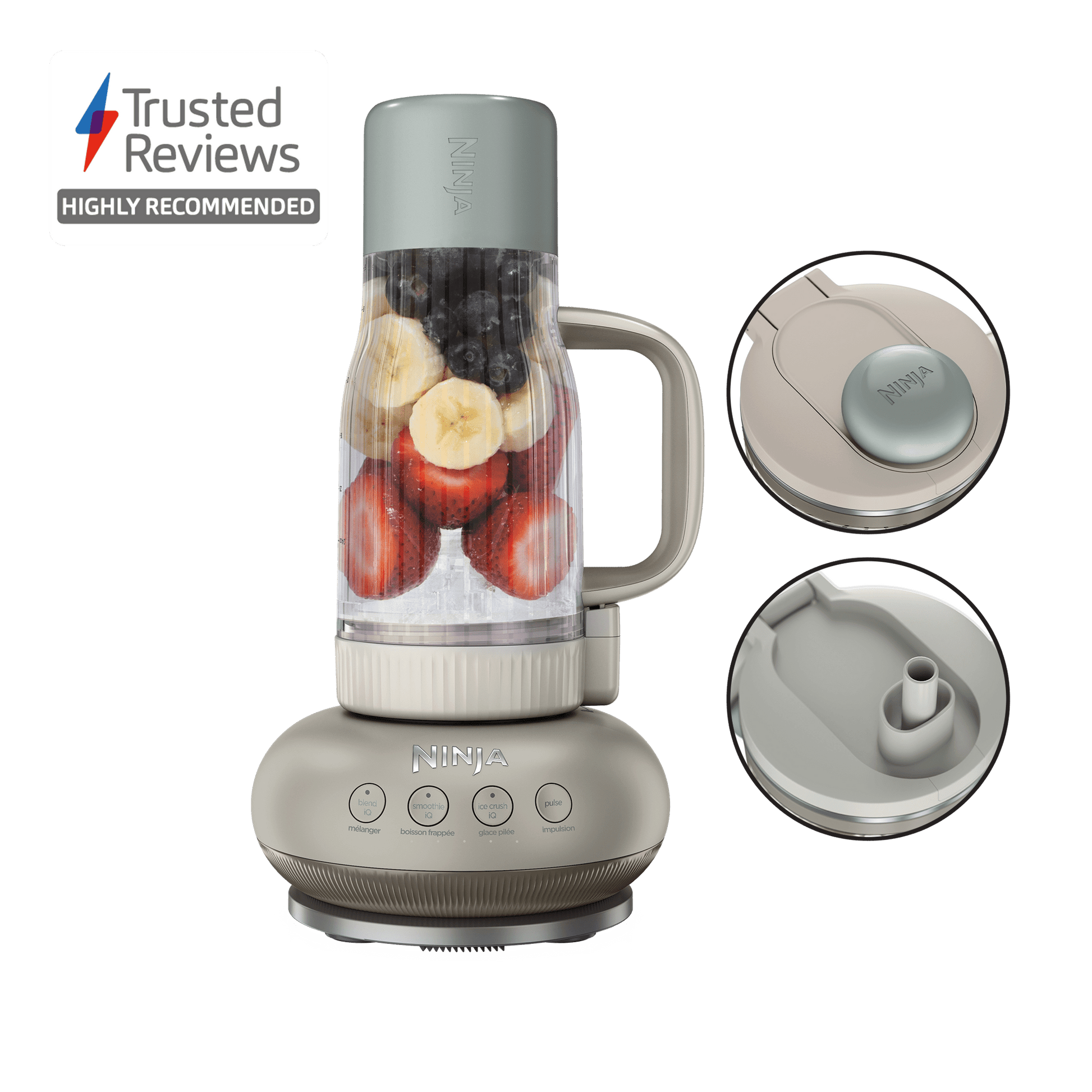 Ninja BlendBOSS Tumbler Blender in Stone | DB351UKST | by SharkNinja