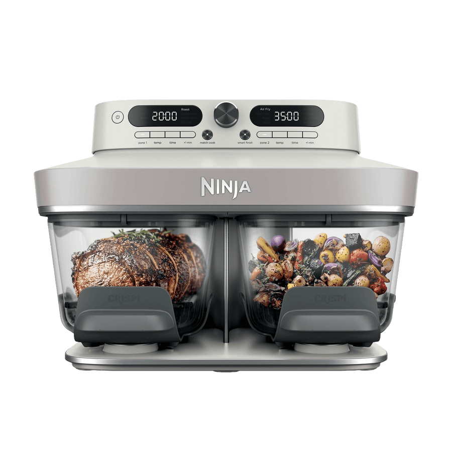 Ninja CRISPi DualZone 8-in-1 Function Glass Air Fryer in Bone | DD102UKIV2 | by SharkNinja