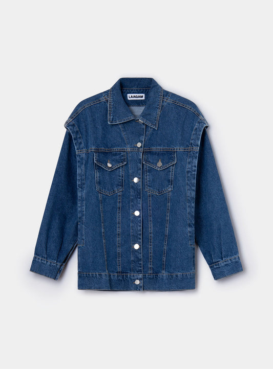 DE-NIMES INDIGO JACKET | Size: XS