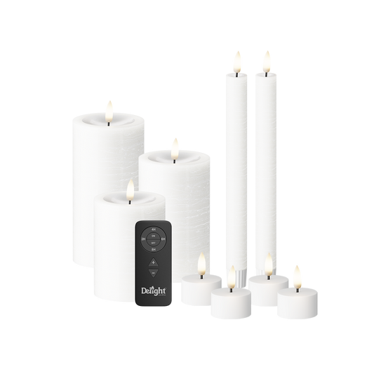 LED Lichtpaket 9-tlg. Weiß