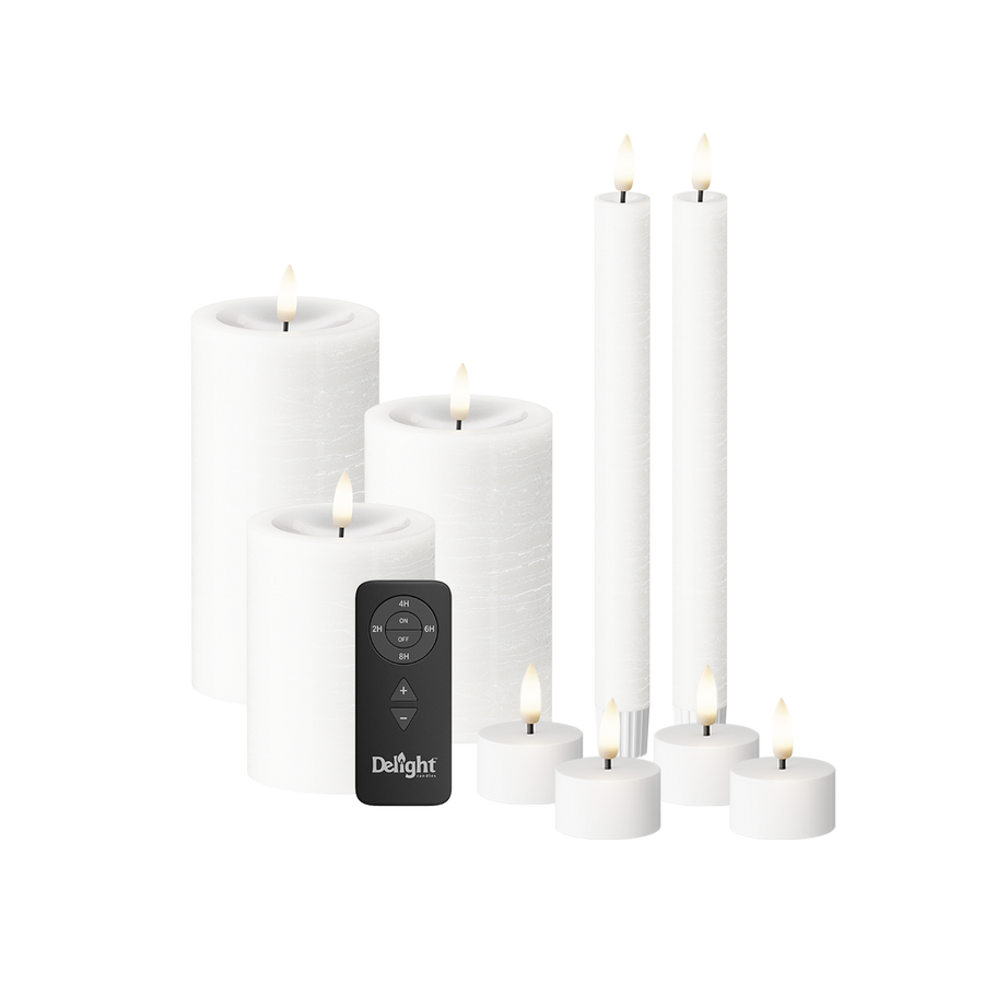 LED Lichtpaket 9-tlg. Weiß