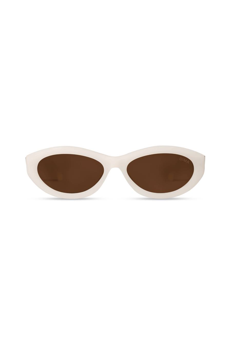 Audra - Milky White + Brown Lens / Polarized Lens