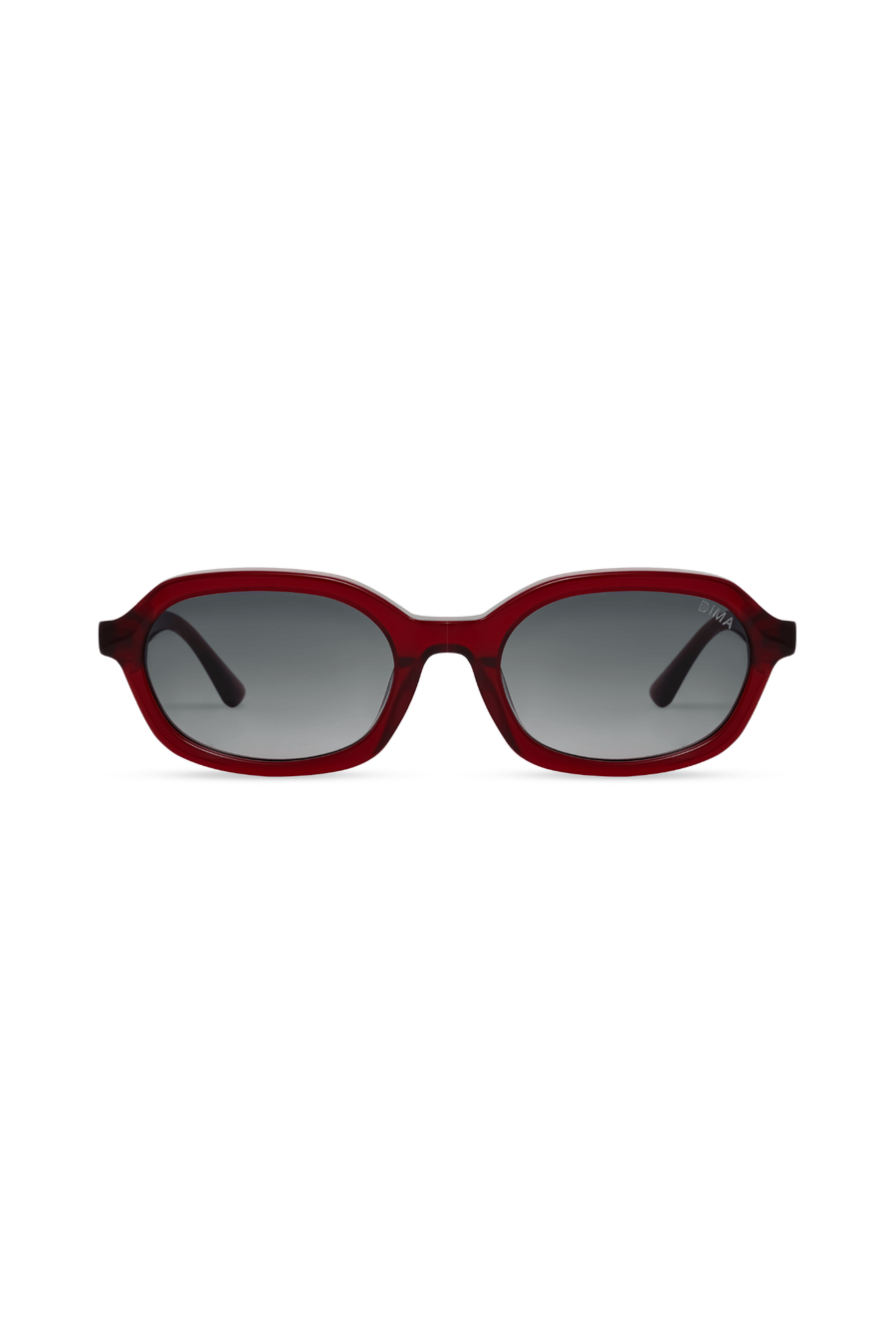 Rayna - Crystal Red + Grey Gradient Lens