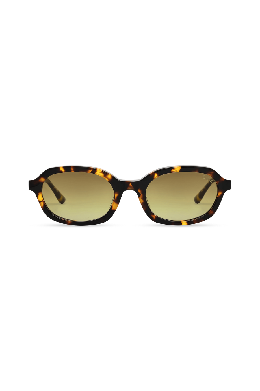 Rayna - Dark Tortoise + Mustard Gradient Lens
