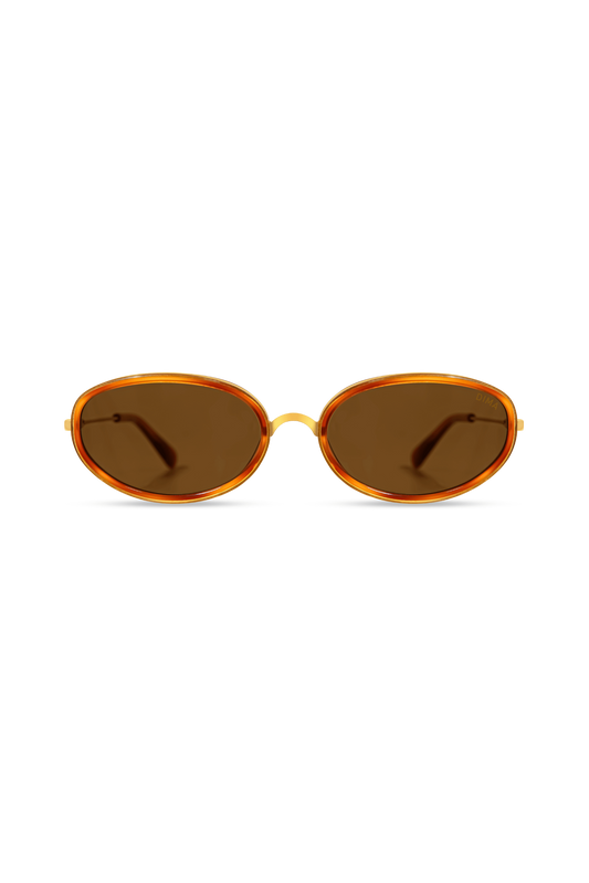 Solis - Gold/Amber Tortoise + Brown Lens / Polarized Lens