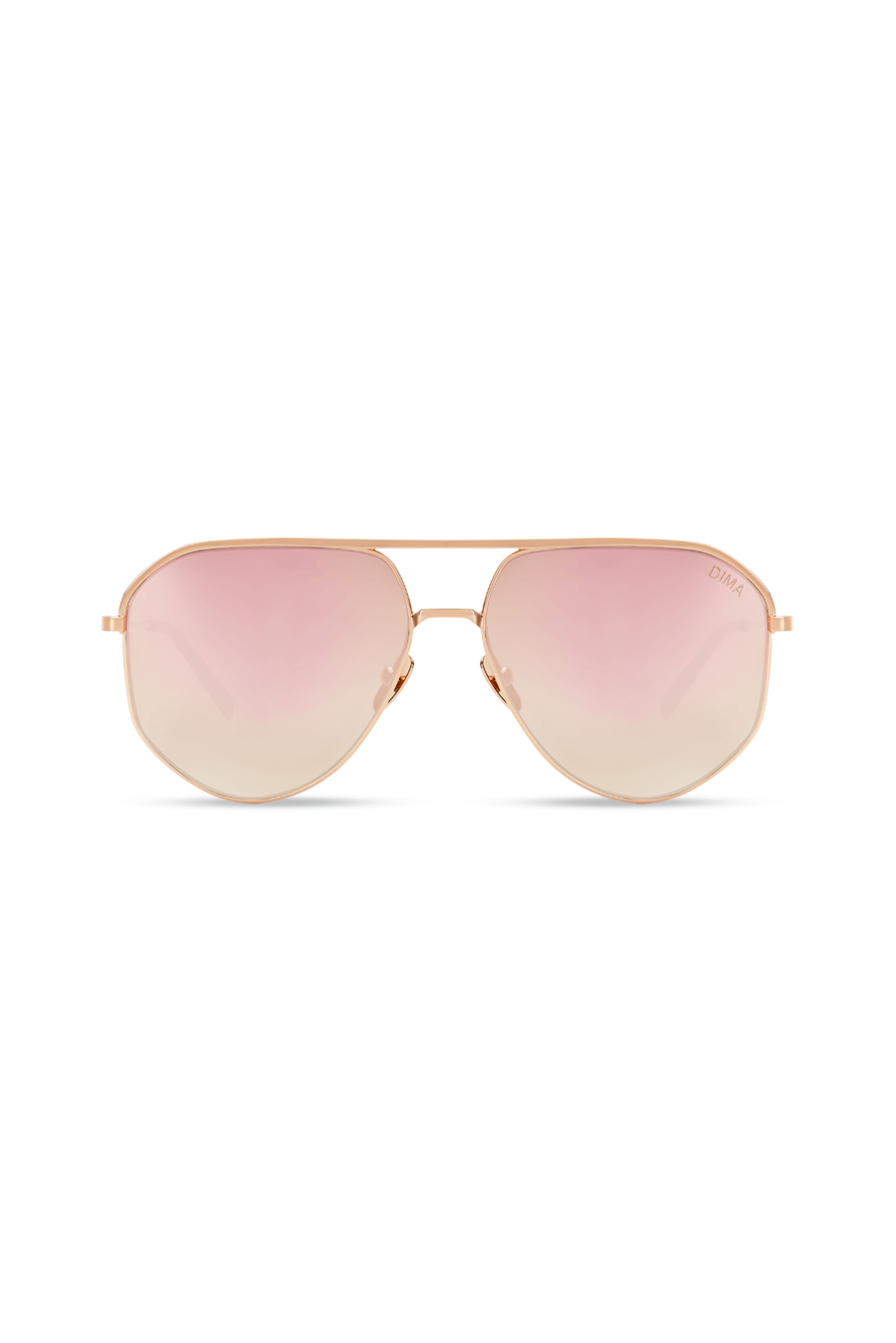 Nova - Rose Gold/Pink Tortoise + Taupe Mirror Lens