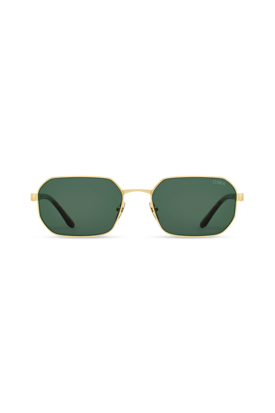 Crux - Gold/Dark Tortoise + Green Lens