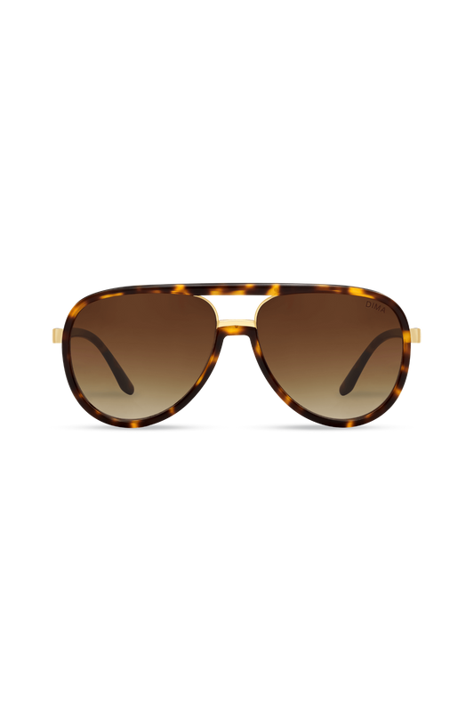Orris - Gold/Amber Tortoise + Brown Gradient Lens