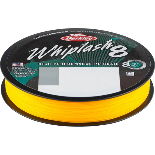 Berkley Whiplash 8 Braided Line 0.25mm 150m Yellow