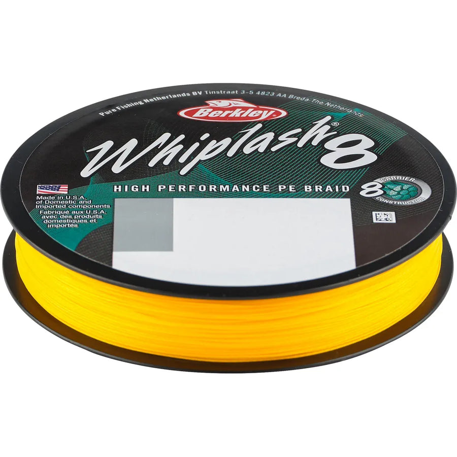 Berkley Whiplash 8 Braided Line 0.25mm 150m Yellow