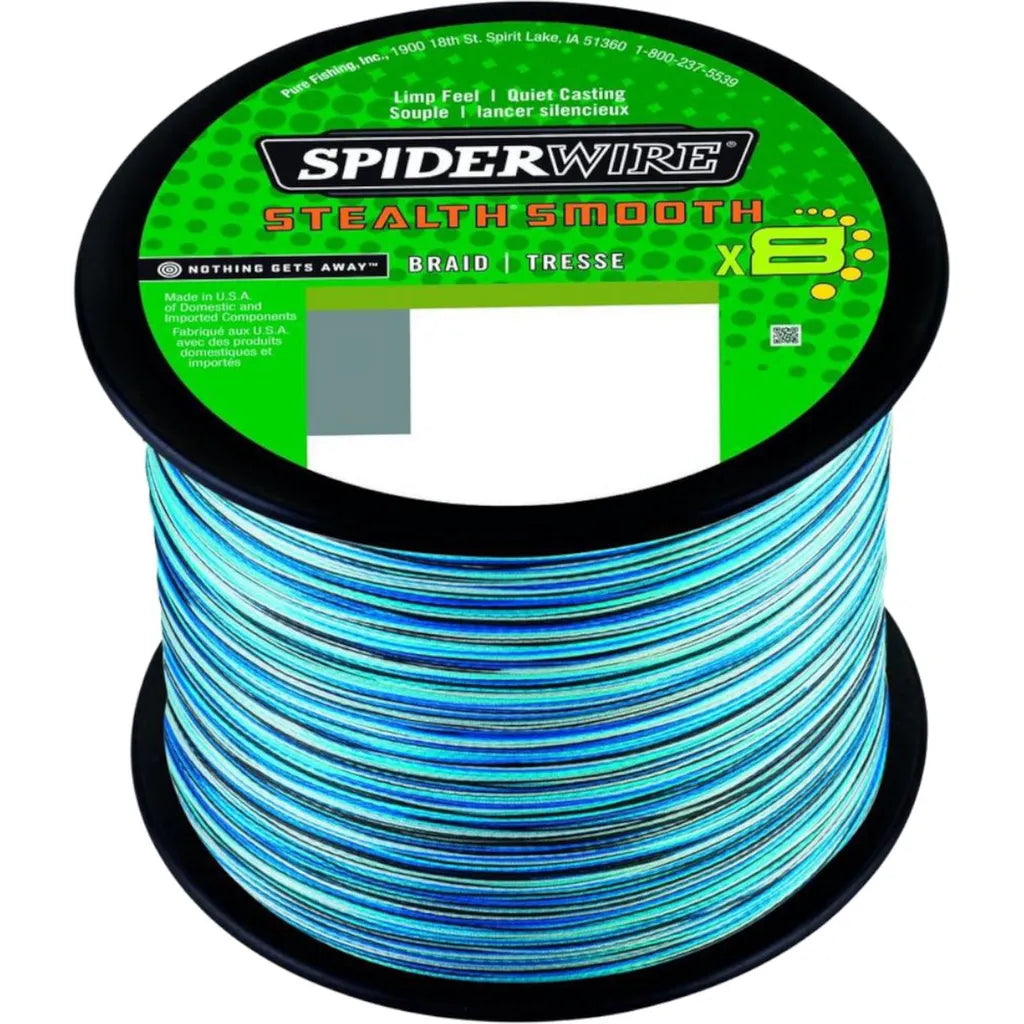 Spiderwire Stealth Smooth8 X8 0.19mm 18kg Blue Camo