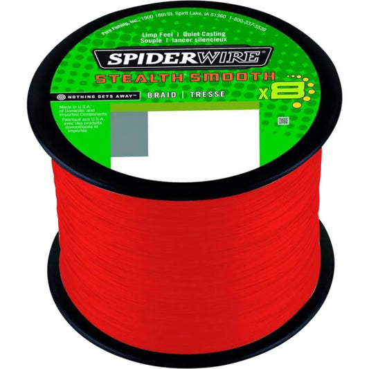 Spiderwire Stealth Smooth8 X8 PE Braid 0.07mm 6kg Code Red