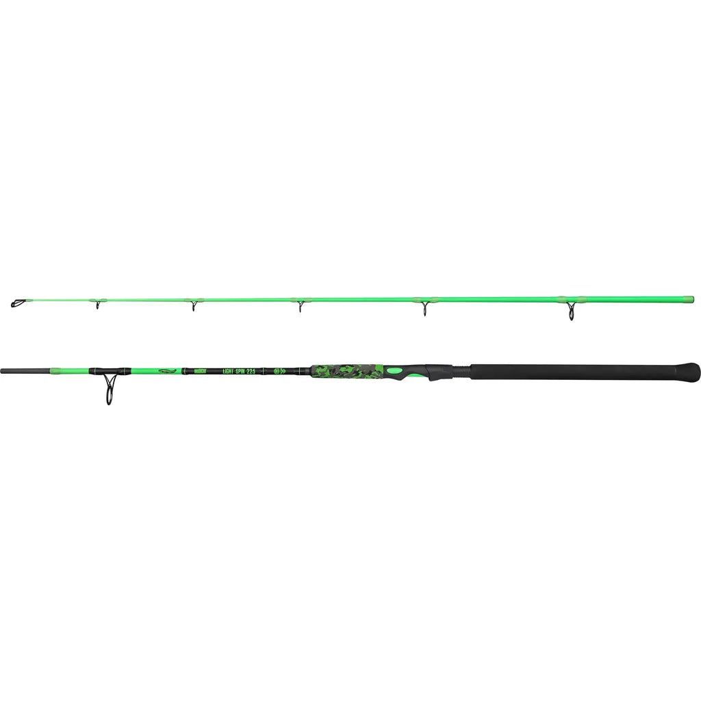 MADCAT UV SERIES LIGHT SPIN Catfish Rod 2.25m 40–125g 2pc