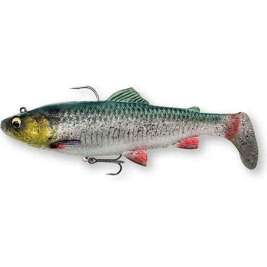 Savage Gear 4D Rattle Trout Swimbait 20.5cm 120g Sinking Green Silver