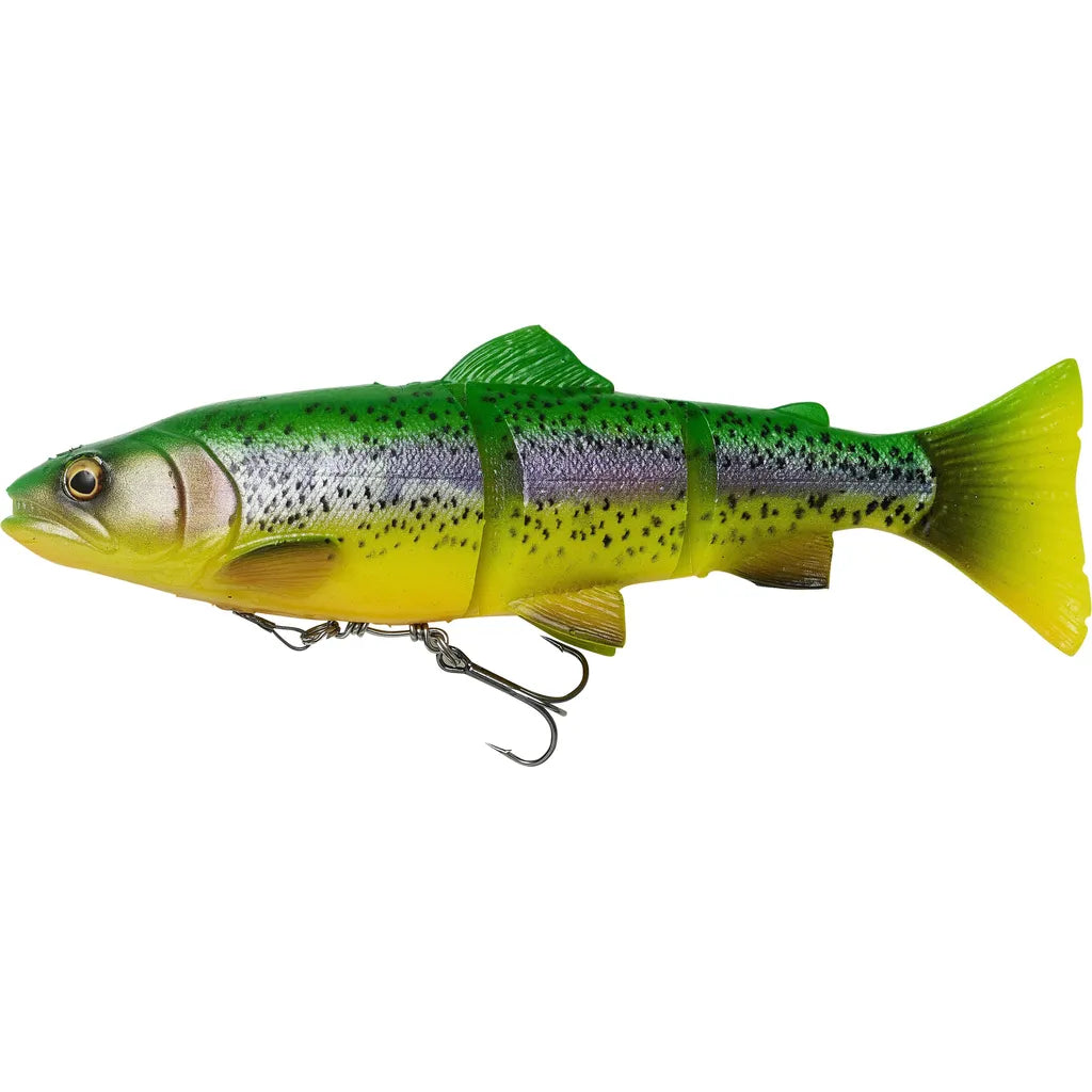 Savage Gear 4D Line Thru Trout Soft Baits 25cm 193g Moderate Sinking Fire Trout