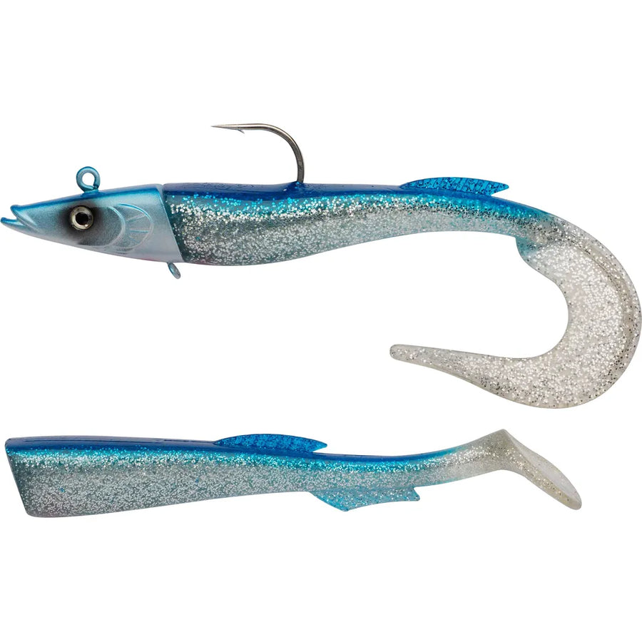 Berkley Power Sandeel Sea Fishing Lures 17cm 65g Metallic Blue